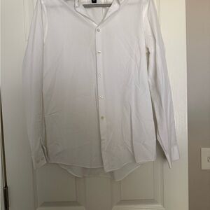 JF J.Ferrar Crisp White Dress Shirt